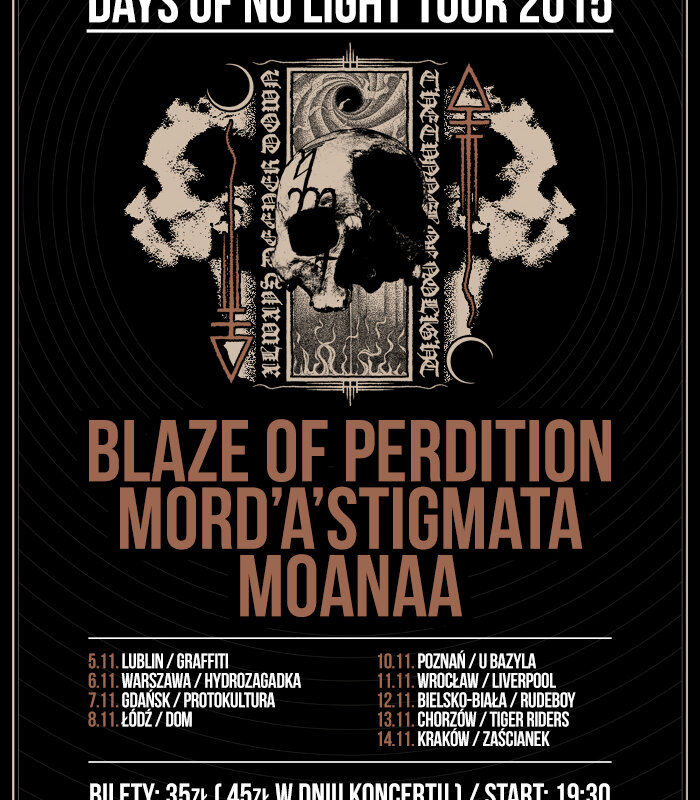 Blaze Of Perdition  announce Polish tour dates and new live line-up