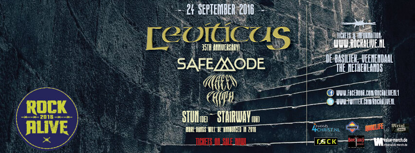 Tweede editie Rock Alive in het teken van klassieke rock en snoeiharde metal