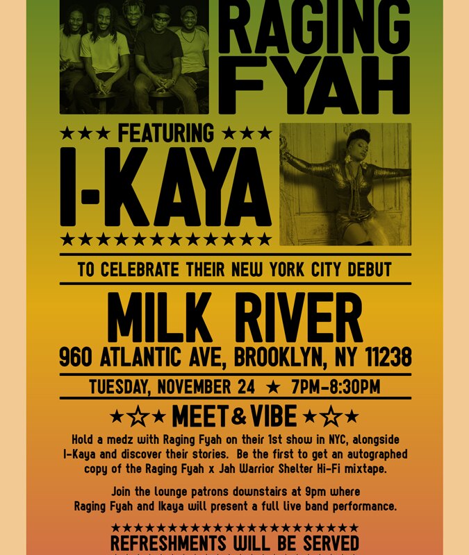 Dub Rockers present Raging Fyah & I-Kaya