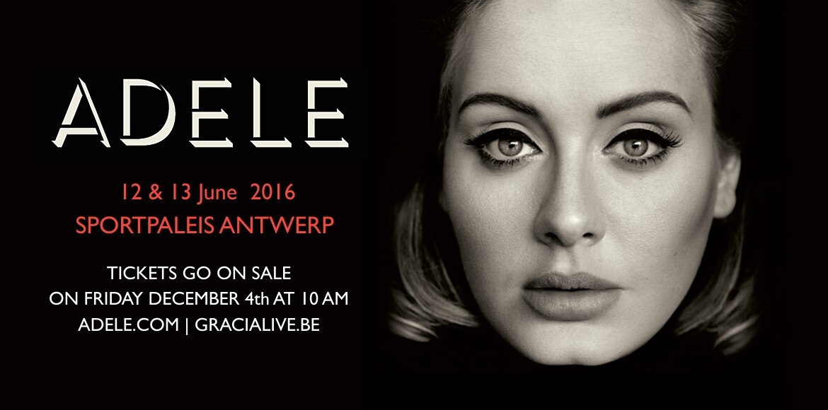 Informatie ticketverkoop Adele