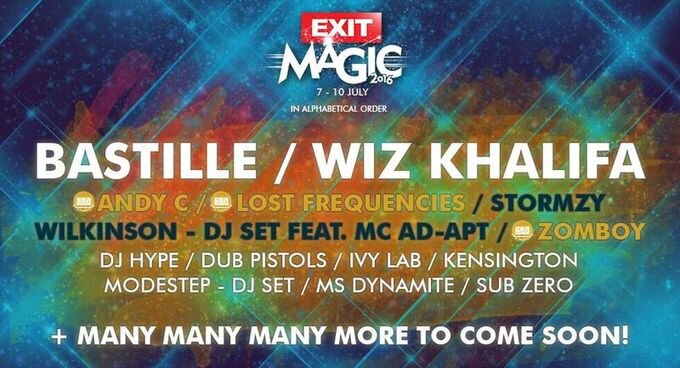 Exit Adventure adds Wiz Khalifa, Bastille, Stormzy and Lost Frequencies to the bill!