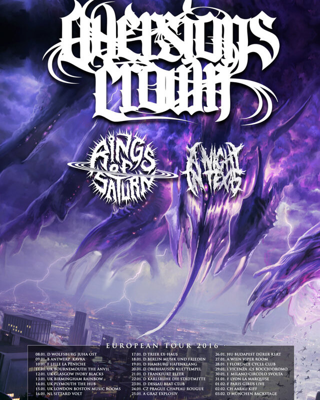 Aversions Crown kick off European tour today!