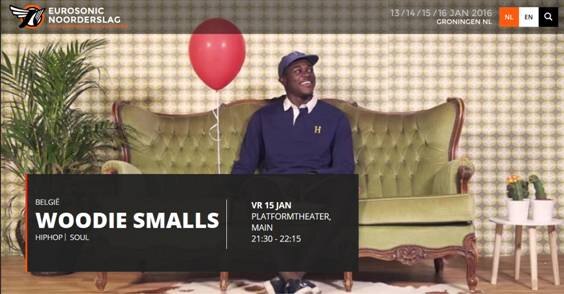 Woodie Smalls gaat internationaal