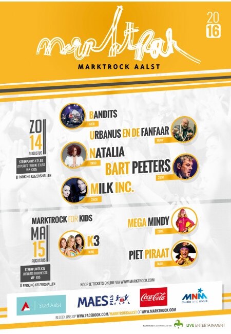 Marktrock trekt in 2016 voor het eerst naar Aalst