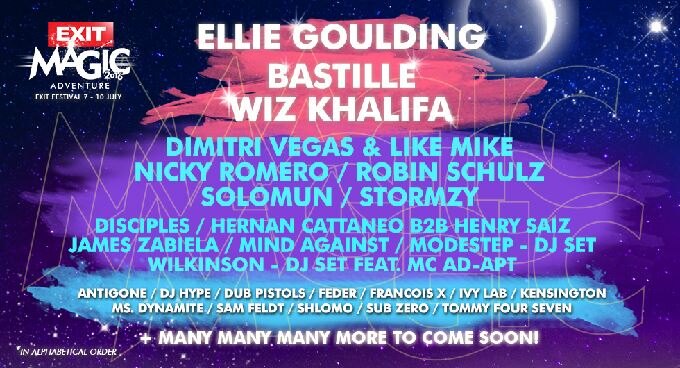 More Acts for EXIT Festival: Dimitri Vegas & Like Mike, James Zabiela and more!