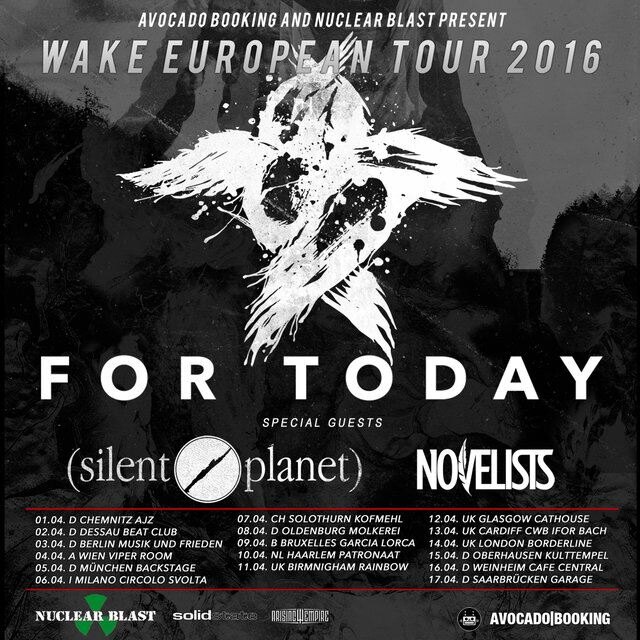 For Today announce European headlining tour!