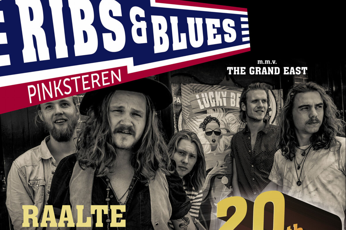 The Grand East op PREparty Ribs & Blues bij Tivoli in Raalte