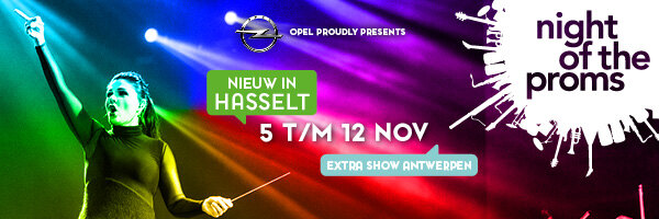Night of the Proms debuteert in Hasselt op 12 november