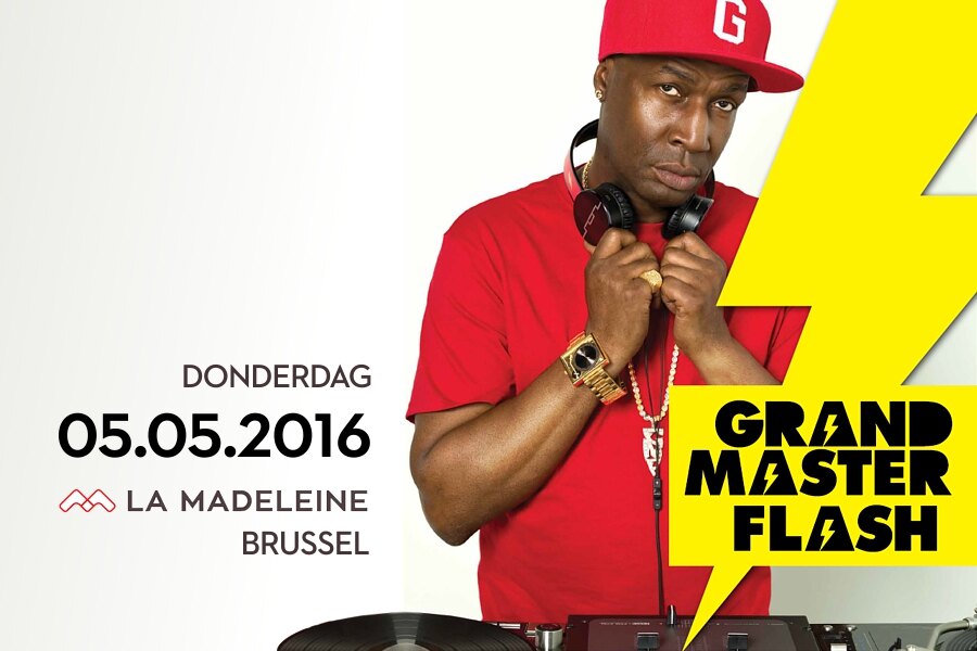 Grandmaster Flash op 5 mei in La Madeleine Brussel
