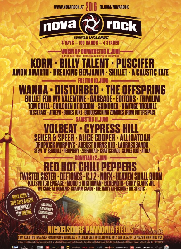 NOVA ROCK - New bands confirmed