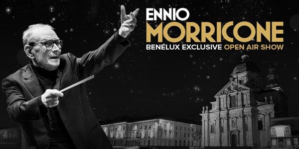 Oscarwinnaar Ennio Morricone op 25 juni op het Sint-Pietersplein in Gent voor exclusief open air Benelux-concert