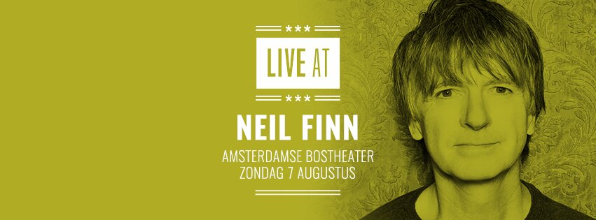 Neil Finn 7 augustus in het Amsterdamse Bostheater