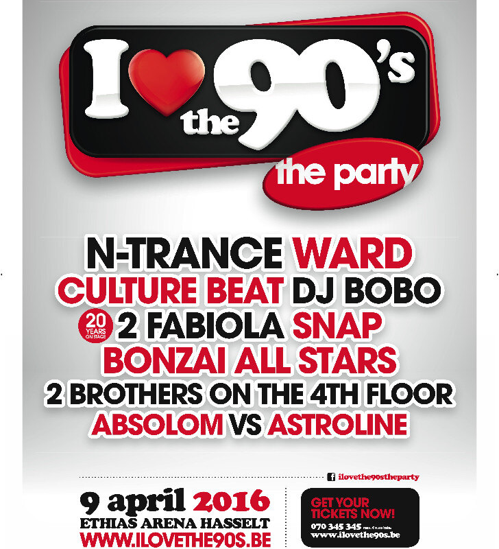 De grootste 90’s party van Europa stunt !