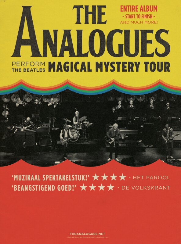The Analogues brengen The Beatles weer tot leven tijdens hun unieke 'Magical Mystery Tour'