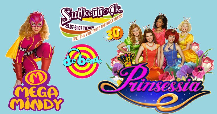 Family day met Mega Mindy, De Bende en Prinsessia op Suikerrock