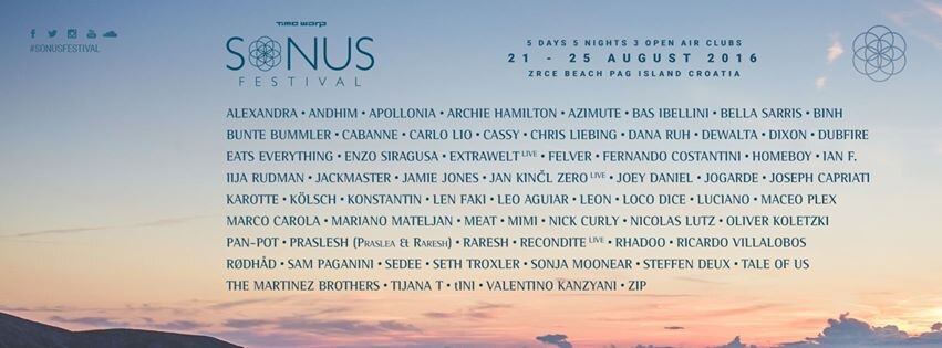Sonus Festival lost de complete line-up