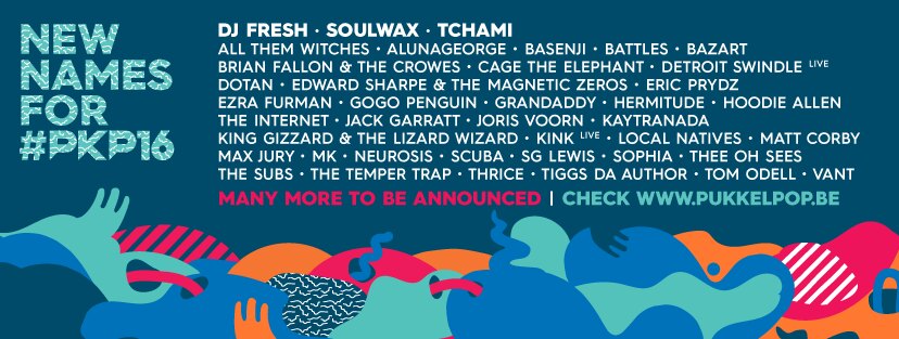 40 nieuwe namen voor Pukkelpop