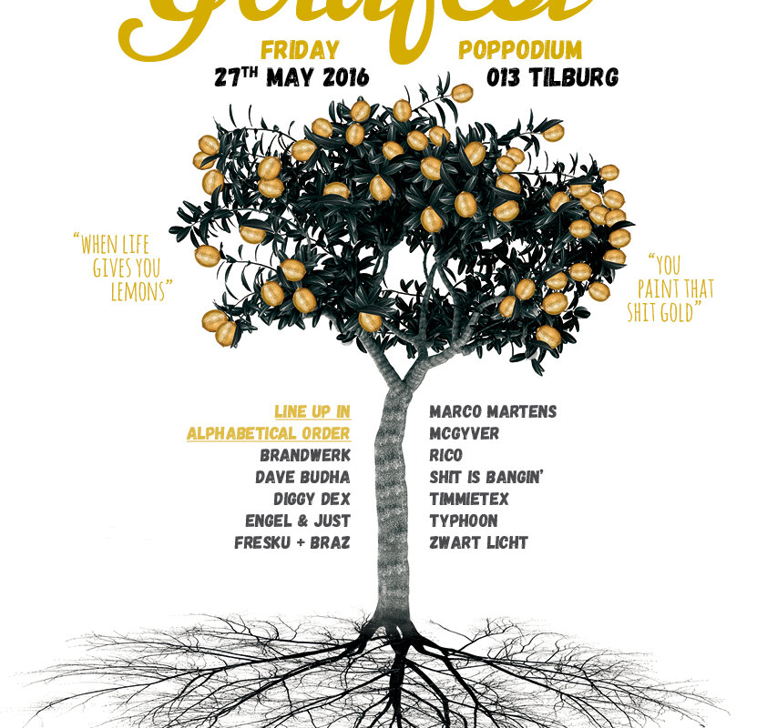  Goldfest in 013 met o.a. Typhoon, Fresku, Zwart Licht en meer