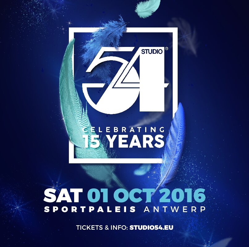 Start ticketverkoop van een extra feestelijke 15e editie van Studio54 @ Sportpaleis