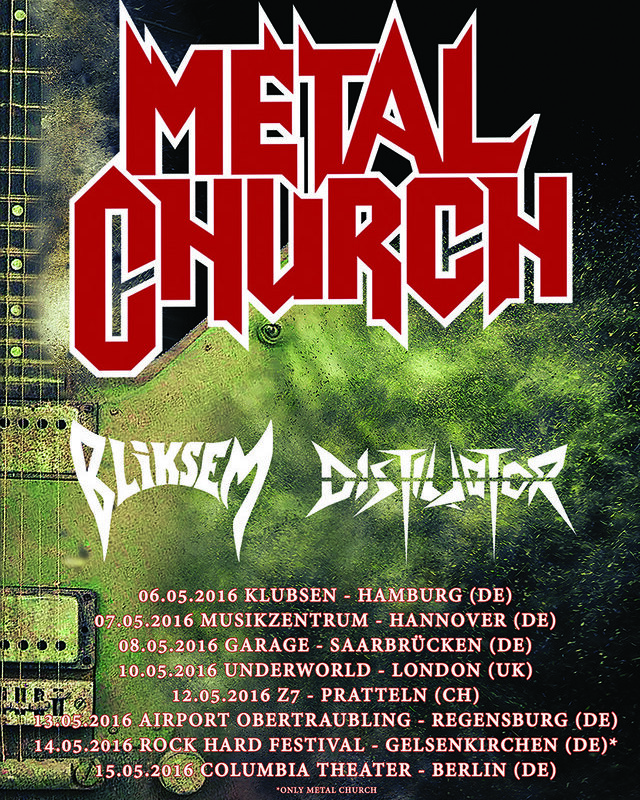 Metal Church kick off European tour this Friday!