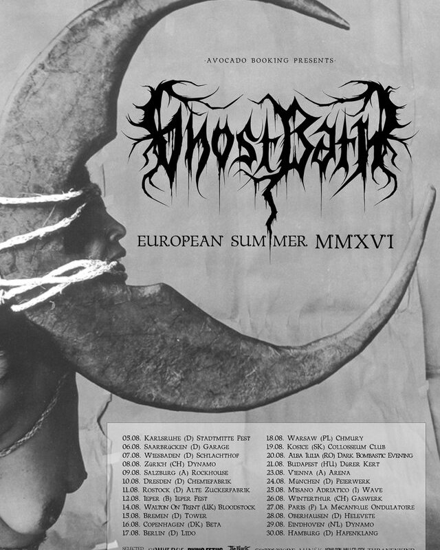 Ghost Bath announce European summer dates 2016!