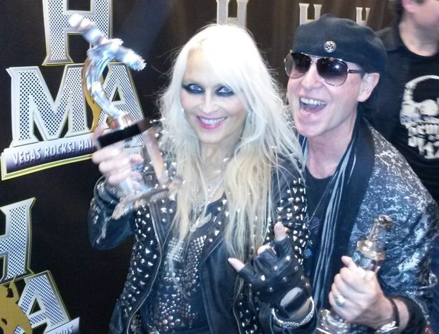 Doro honoured as "Metal Goddess" in Las Vegas!