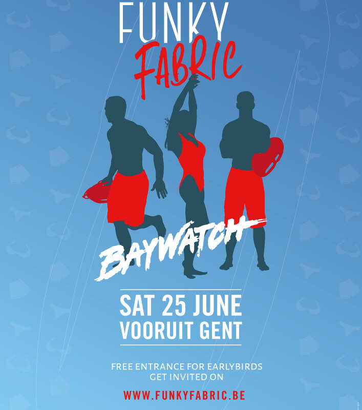 Extra editie van Funky Fabric met als thema 'Baywatch' 