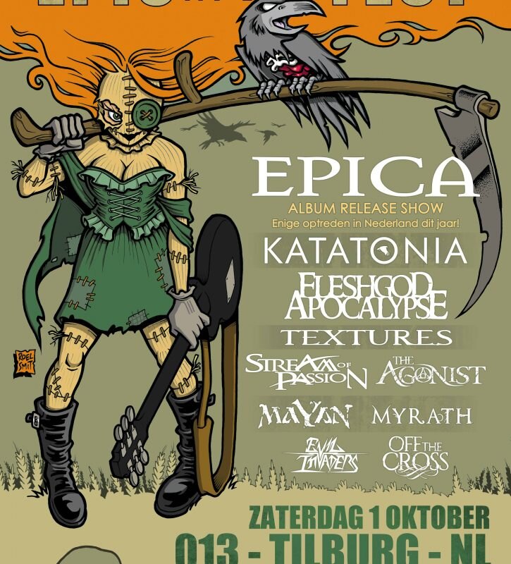 Fleshgod Apocalypse, Stream Of Passion, The Agonist, Evil Invaders en Off the Cross naar Epic Metal Fest