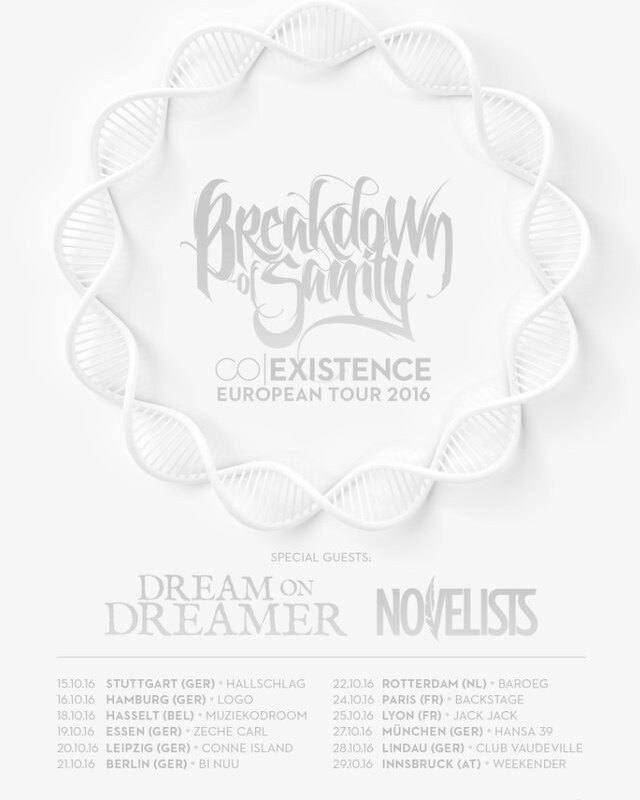 Novelists to tour with Breakdown Of Sanity!