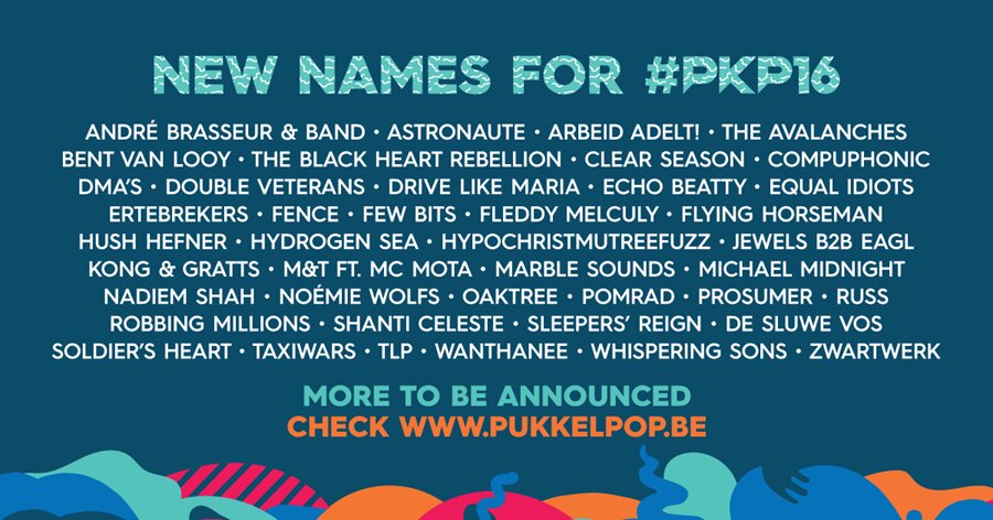 The Avalanches, Russ en DMA's komen naar Pukkelpop!