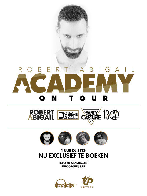 Robert Abigail on tour met zijn 'Academy'-studenten