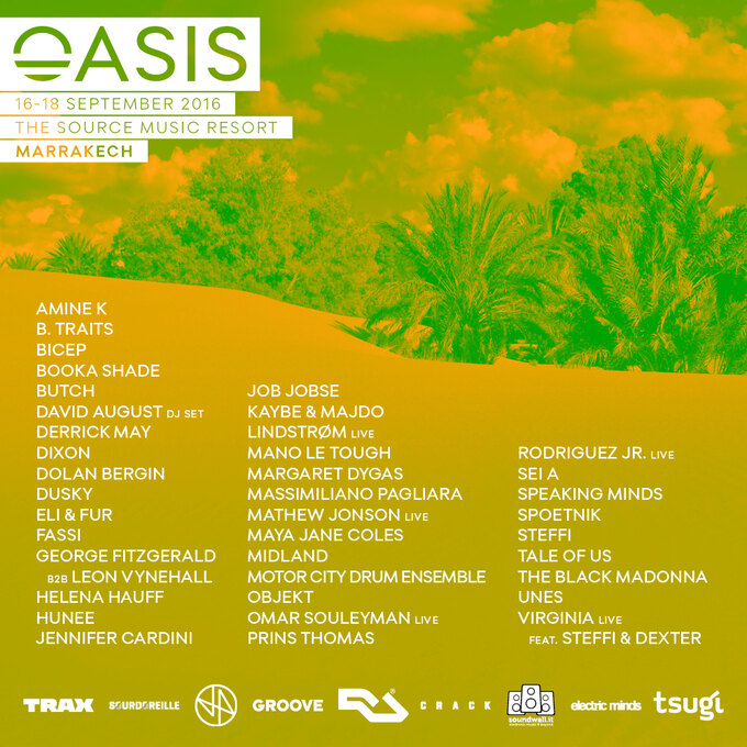 Morocco’s Oasis Festival adds Mathew Jonson, Steffi, Virginia, Butch and more