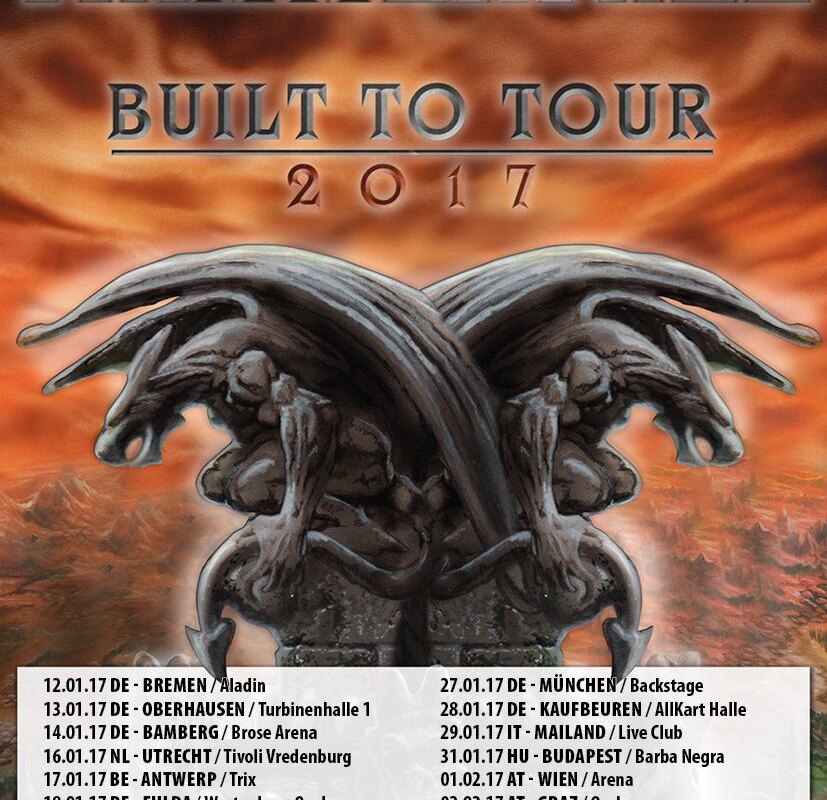 Hammerfall announce European tour dates for early 2017