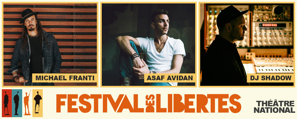Asaf Avidan, Michael Franti en DJ Shadow dit najaar op Festival des Libertés in Brussel