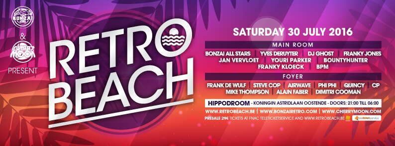Bonzai Records & Cherry Moon presenteren Retro Beach