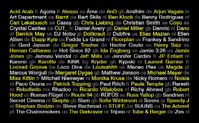 Amsterdam Dance Event announces more acts and the launch of ADE SLEEP/OVER