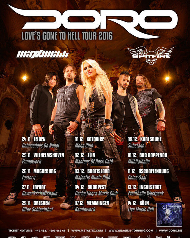 Doro announces special guests for her »Love's Gone to Hell« tour