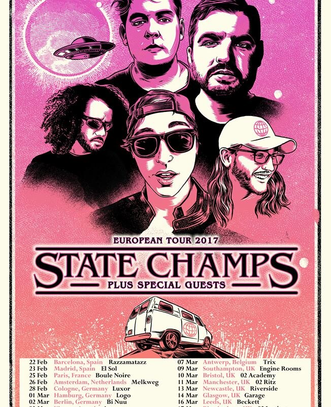 State Champs announce European Tour for early 2017