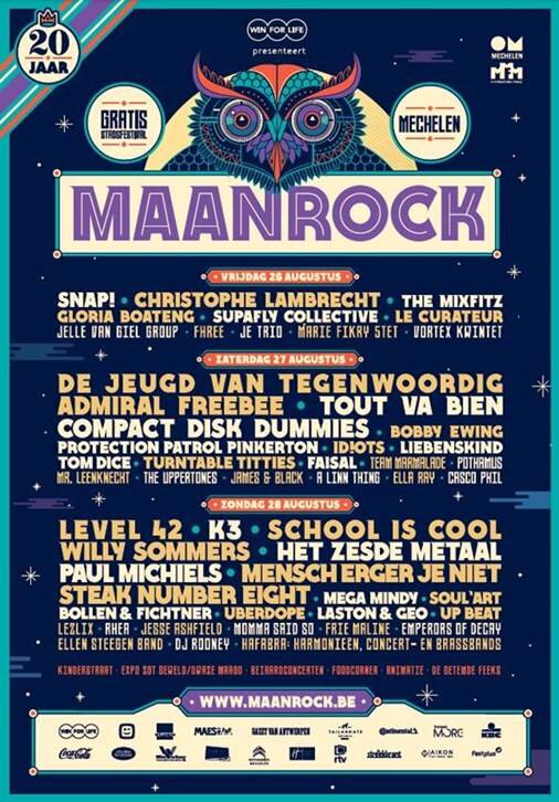 Mechelen is klaar voor Maanrock