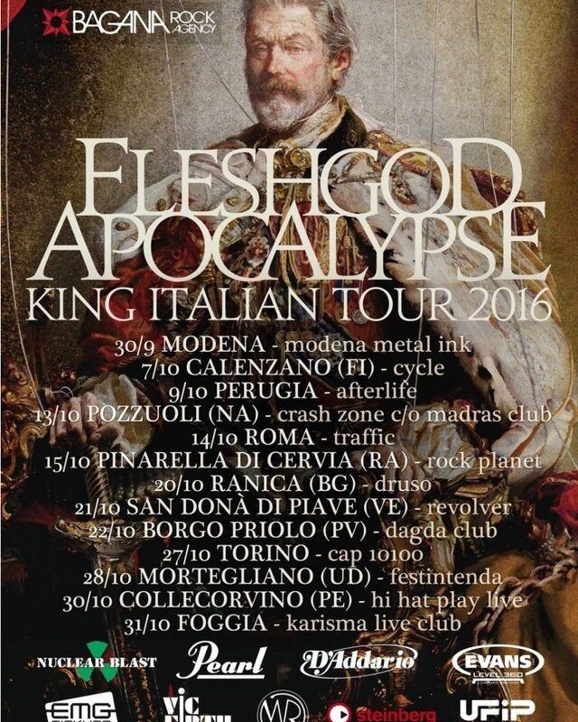Fleshgod Apocalypse kick off Italian tour + shoot new music video in Perugia!