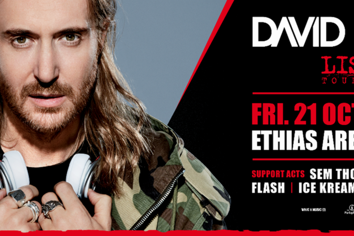 David Guetta in goed gezelschap tijdens optreden in Ethias Arena
