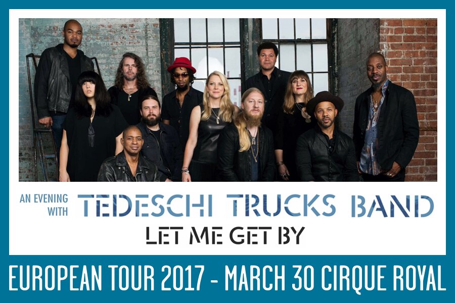 Tedeschi Trucks Band op 30 maart in het Koninklijk Circus Brussel