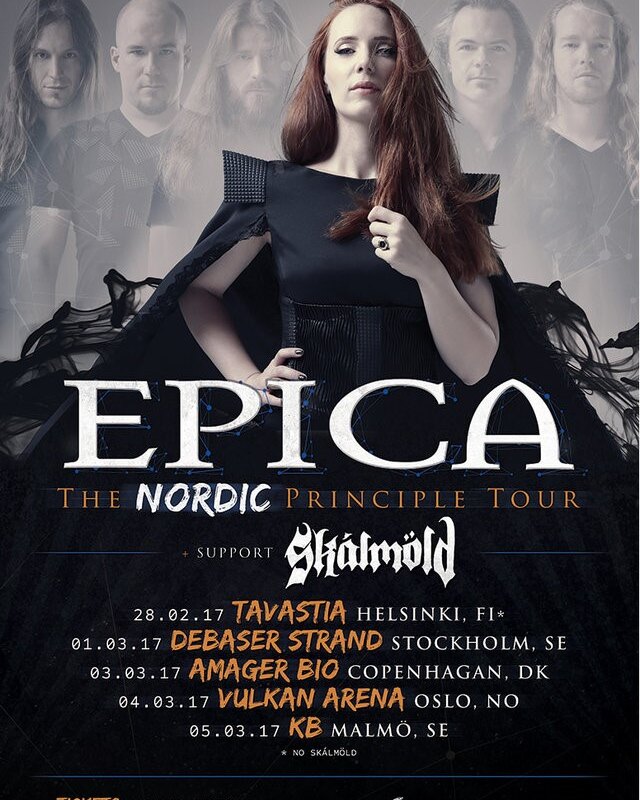 Epica announce "The Nordic And Russian Principle Tour"!