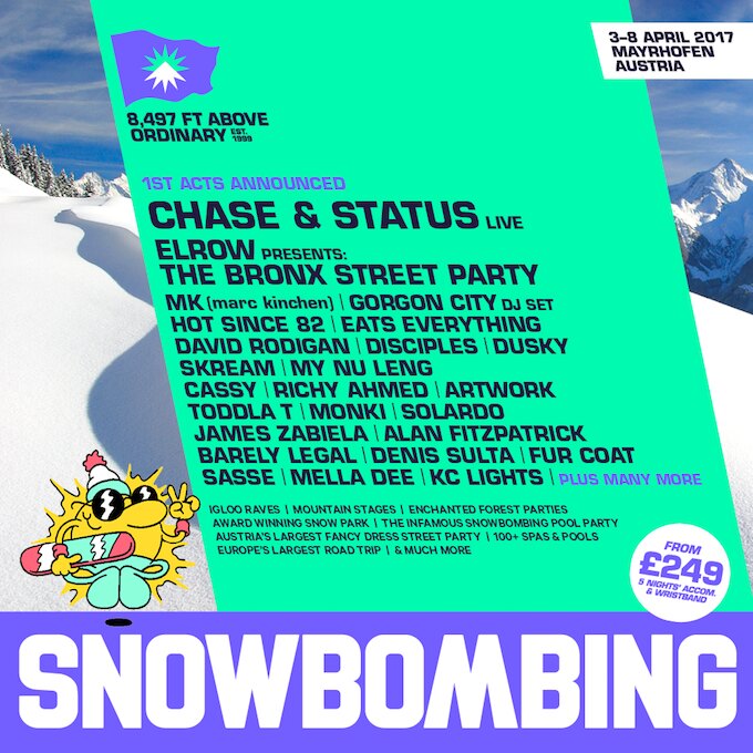 Snowbombing announces first acts for 2017