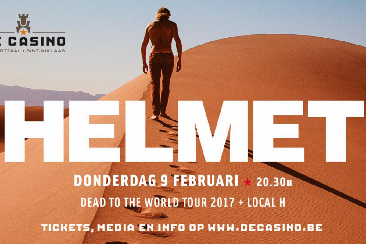 Helmet speelt op 9 februari in De Casino