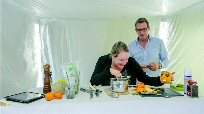 Rob Vanoudenhoven maakt dessert van zichzelf in Het Grootste Licht
