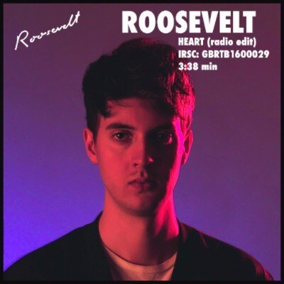 Roosevelt launches new single ‘Heart’!