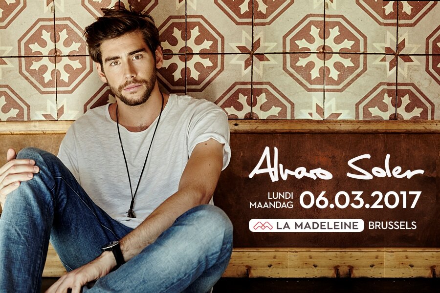 Alvaro Soler in concert op 6 maart in La Madeleine