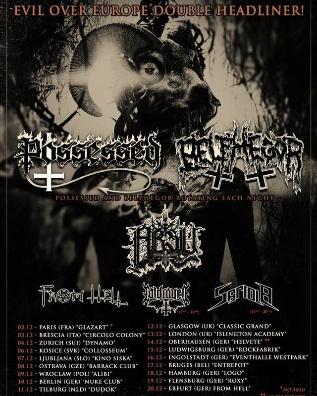 Belphegor to tour Europe in December 2016!