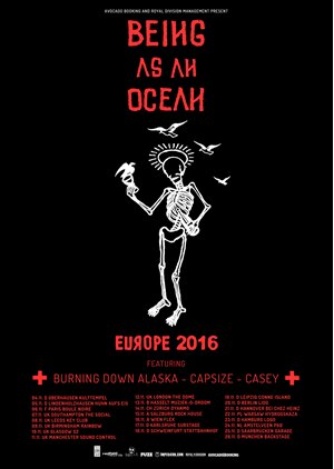 Capsize touring Europe next week